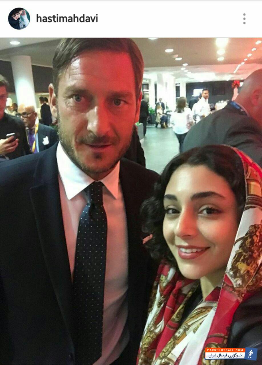 سلفی هستی مهدوی با توتی