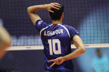 امیر غفور پشت خط زن تیم ملی والیبال ایرانور