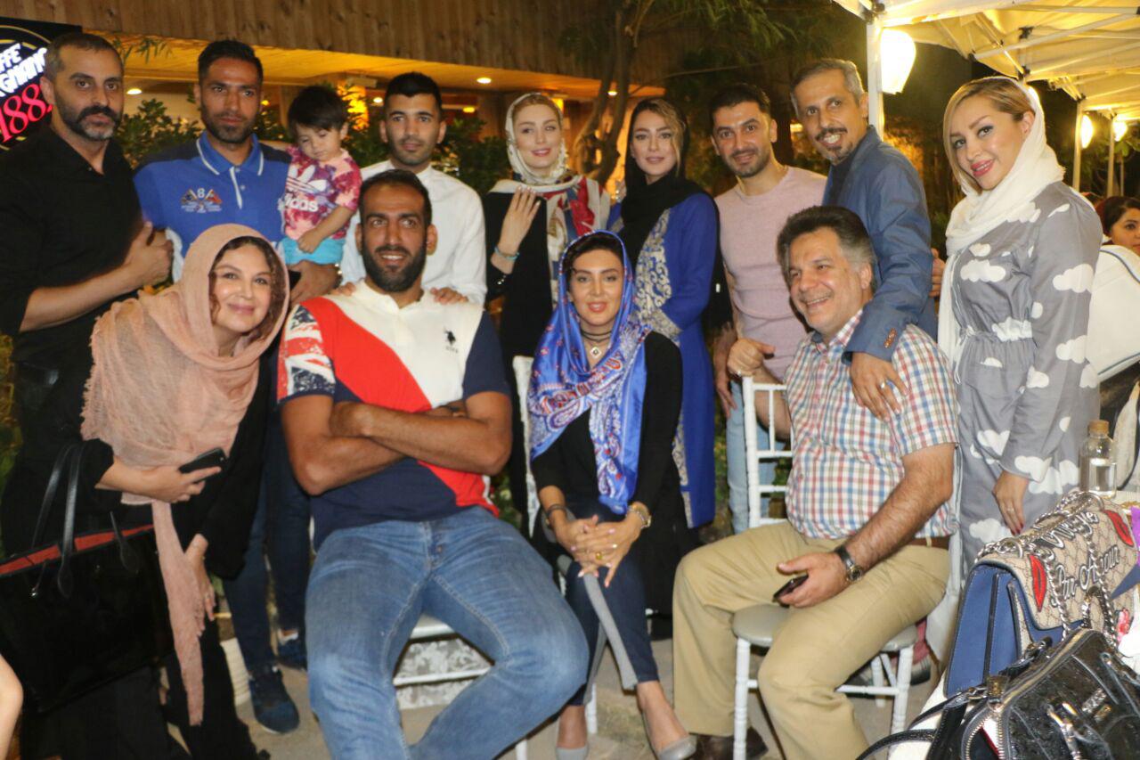 محسن مسلمان در افتتاخیه کافه جواد رضویان