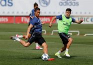 زیدان ترین های رئال مادرید در تمرینات