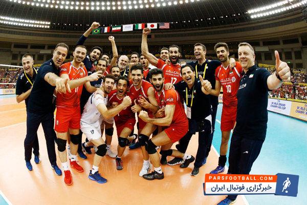 پیروزی تیم ملی والیبال ایران برابر فرانسه