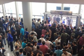 استقبال جالب از بازیکنان استقلال