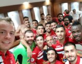 رختکن پرسپولیس بعد از برد شیرین مقابل الاهلی