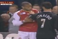 کل کل های رونالدو و تیری هانری در مستطیل سبز