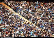 خوشحالی بازیکنان استقلال در میان تشویق هواداران