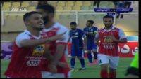 گل اول پرسپولیس به استقلال خوزستان در بازی های لیگ برتر 20 مهر 96