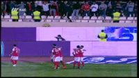 گل اول تیم فوتبال پرسپولیس به نفت تهران