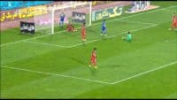 گل اول استقلال تهران به نفت تهران در بازی های لیگ برتر خلیج فارس 9 آبان 96
