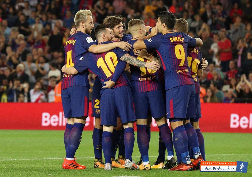 اولین گل دلوفئو خرید جدید بارسلونا در تابستان برابر تیم فوتبال مالاگا به ثمر رسید