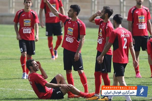 شجاع خلیل زاده مدافع پرسپولیس در اواخر تمرین امروز دچار مصدومیت جزئی شد