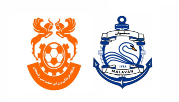 بازی تیم های ملوان و مس رفسنجان