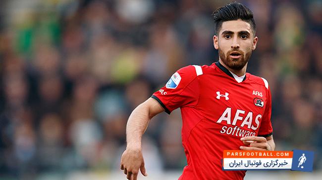 تیم فوتبال آلکمار با درخشش جهانبخش مهاجم ایرانی از سد تیم فوتبال اوترخت گذشت