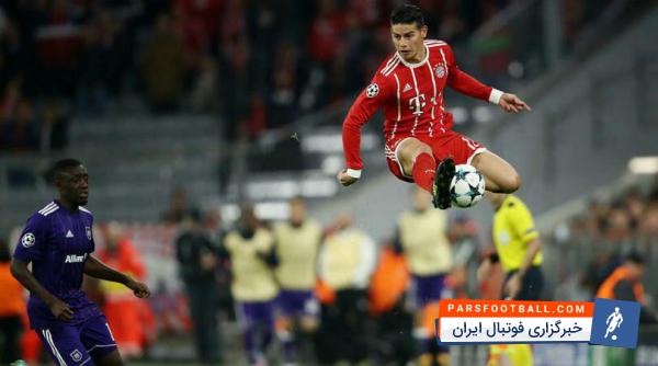هامس رودریگز هافبک بایرن : گلزنی در آلیانز آرنا حس فوق العاده ای دارد