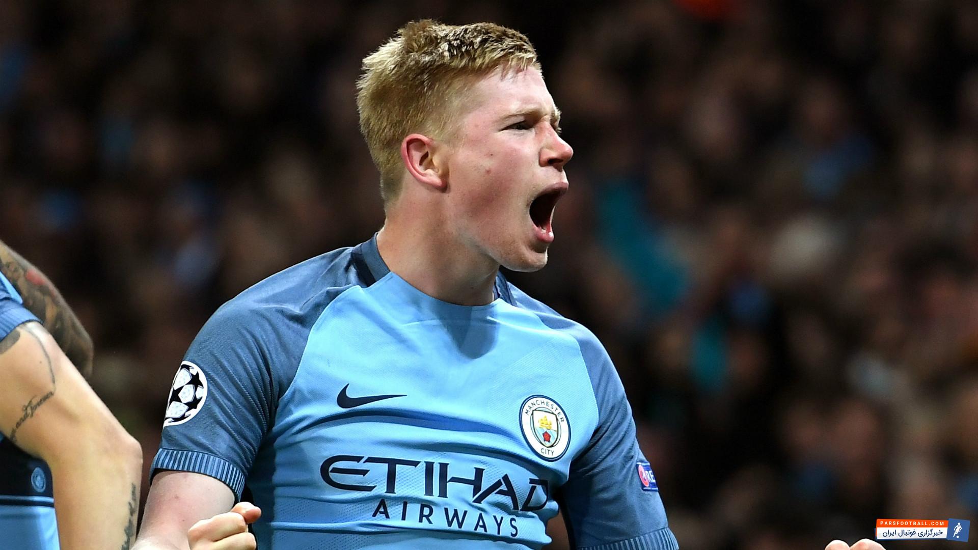 دی بروین هافبک بلژیکی در حال تمدید قرار داد با تیم فوتبال منچسترسیتی است