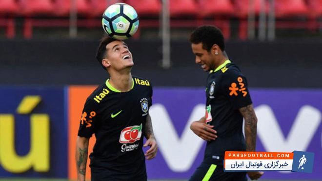 نیمار در تلاش برای آوردن کوتینیو به پی اس جی