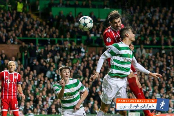 در دیدار دو تیم بایرن مونیخ و سلتیک مارتینز با برخورد با مدافع حریف دچار مصدومیت جزئی شد