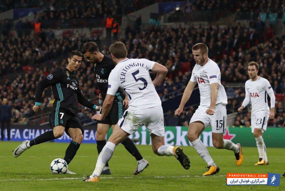 گلزنی کریس رونالدو مهاجم رئال مادرید تنها نکته مثبت بازی این تیم برابر تاتنهام بود