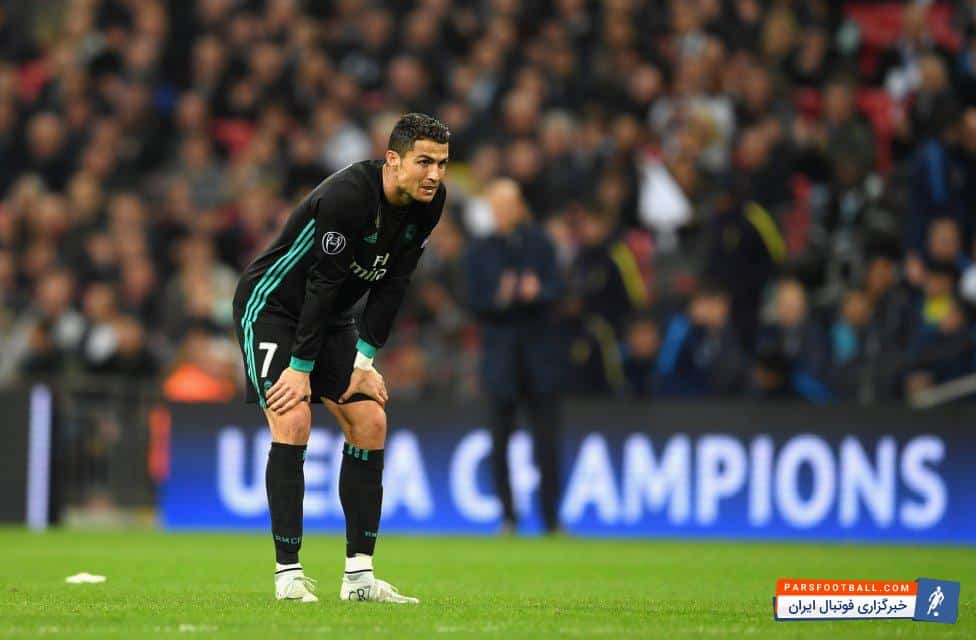 گلزنی کریس رونالدو مهاجم رئال مادرید تنها نکته مثبت بازی این تیم برابر تاتنهام بود