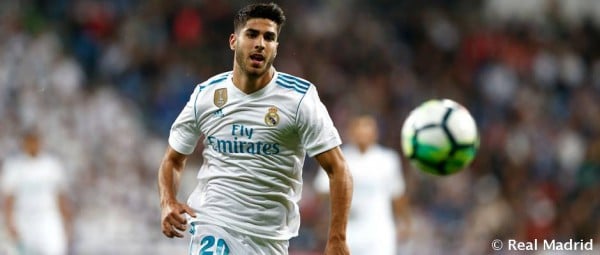 مارکو آسنسیو ستاره جوان تیم فوتبال رئال مادرید از ناحیه ران پای راستش مصدوم شده است