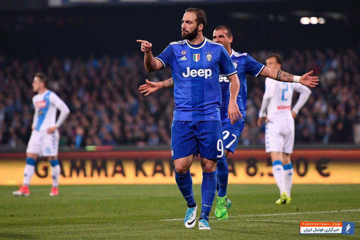 احتمال حضور گونسالو ایگواین مهاجم تیم فوتبال یوونتوس برابر ناپولی افزایش یافت