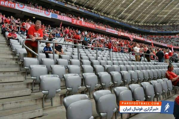 باشگاه والدبرون از تیم فوتبال بایرن مونیخ خواسته صندلی های طوسی رنگ را به ان ها بدهند