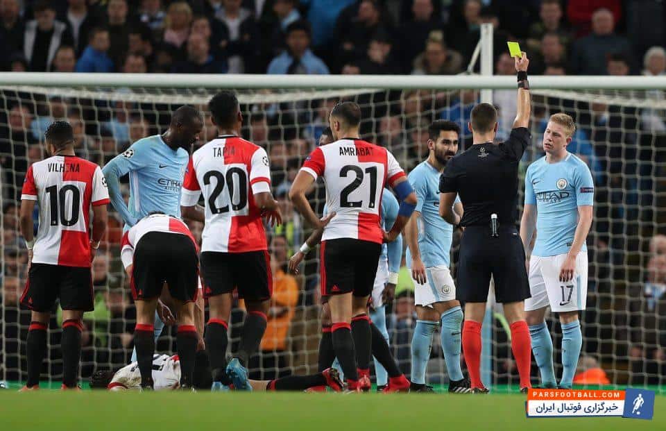 ستاره های فوتبال به طور عمد در لیگ قهرمانان اروپا کارت زرد می گیرند