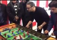 فوتبالدستی بازی کردن مهرداد میناوند