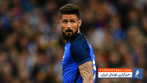 ژیرو مهاجم فرانسه و آرسنال در جریان پیروزی 2-0 مقابل ولز از ناحیه ران دچار مصدومیت شد