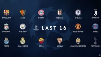 قرعه ی نهایی مرحله ی یک هشتم نهایی لیگ قهرمانان اروپا