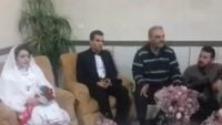 حضور جواد خیابانی در یک مراسم عروسی در سرپل ذهاب