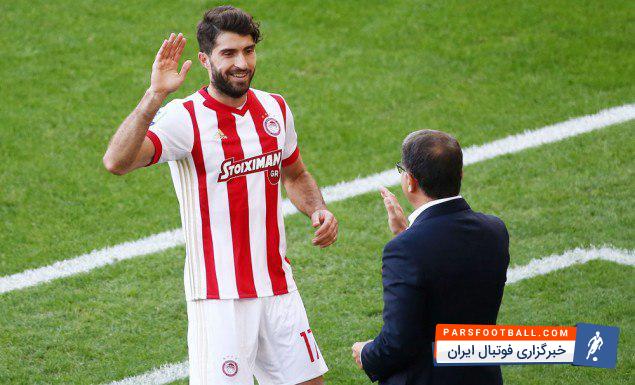انصاریفرد این روزها به گلزن اول سوپرلیگ یونان و باشگاه المپیاکوس تبدیل شده است