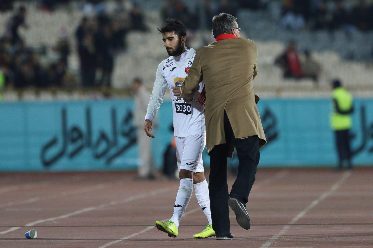 بشار رسن هافبک عراقی تیم فوتبال پرسپولیس عملکرد خوبی در دیدار با بادران داشت