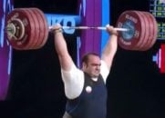 مهار وزنه توسط بهداد سلیمی در حرکت دوضرب