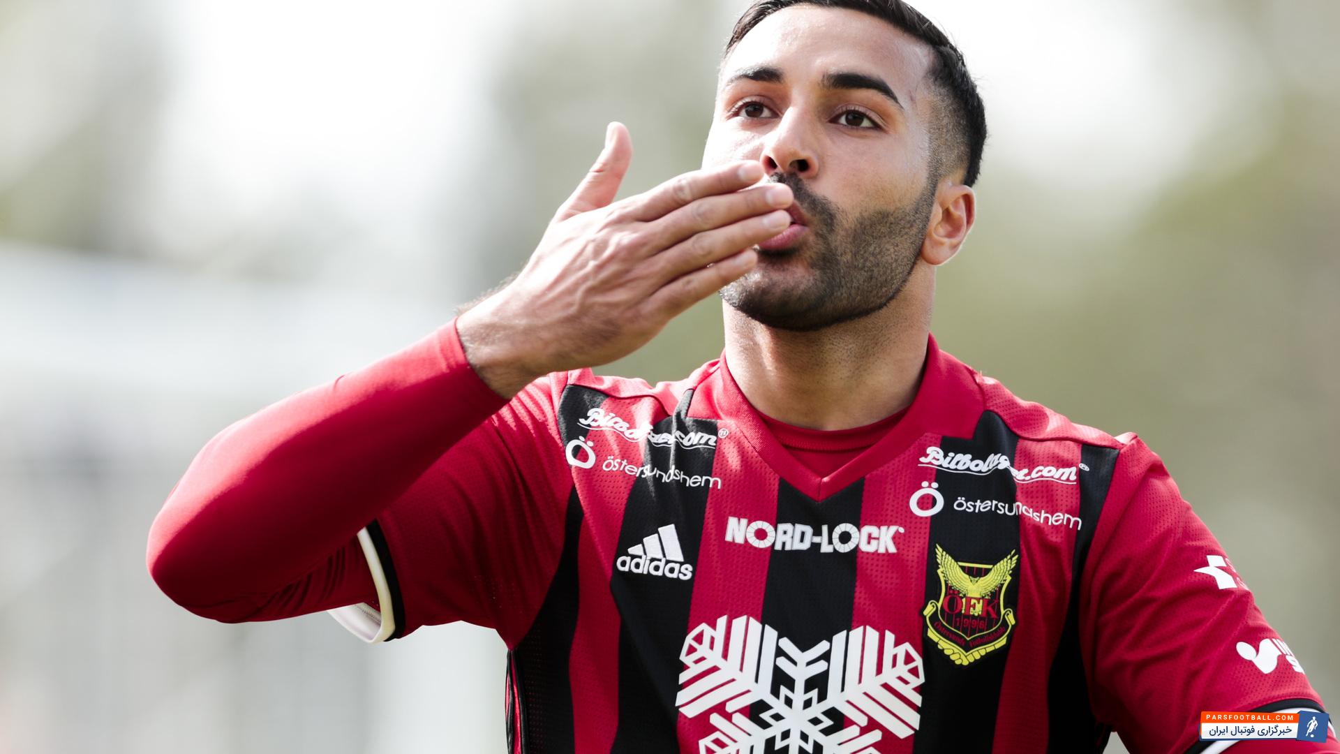 همه گل های سامان قدوس بازیکن ایرانی تیم فوتبال اشترسوندز سوئد در سال 2017