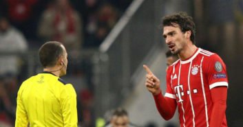 هوملس شدیدا از اول نشدن تیمش در مرحله گروهی لیگ قهرمانان اروپا، ناراحت شده است