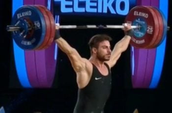 مهار وزنه 174 کیلوگرم توسط کیانوش رستمی