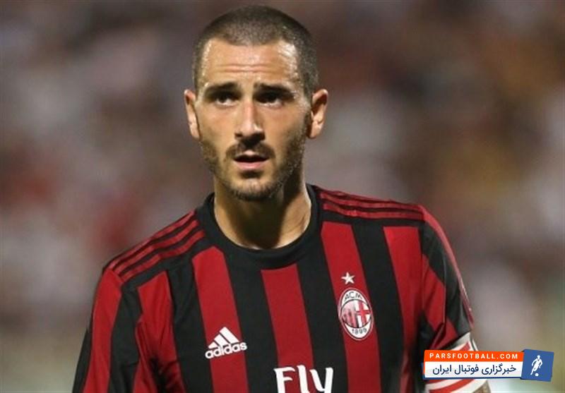 بونوچی بازیکن میلان در کنار کیه لینی بازیکن یوونتوس در مالدیو در حال گذراندن تعطیلات