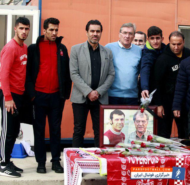 همایون بهزادی در2بهمن ماه 94بدلیل بیماریهایی که باآن دست به گریبان بودفوت کرد.اعضای کادرفنی وبازیکنان درحاشیه تمرین دوشنبه یادوخاطره او را زنده نگه داشتند.