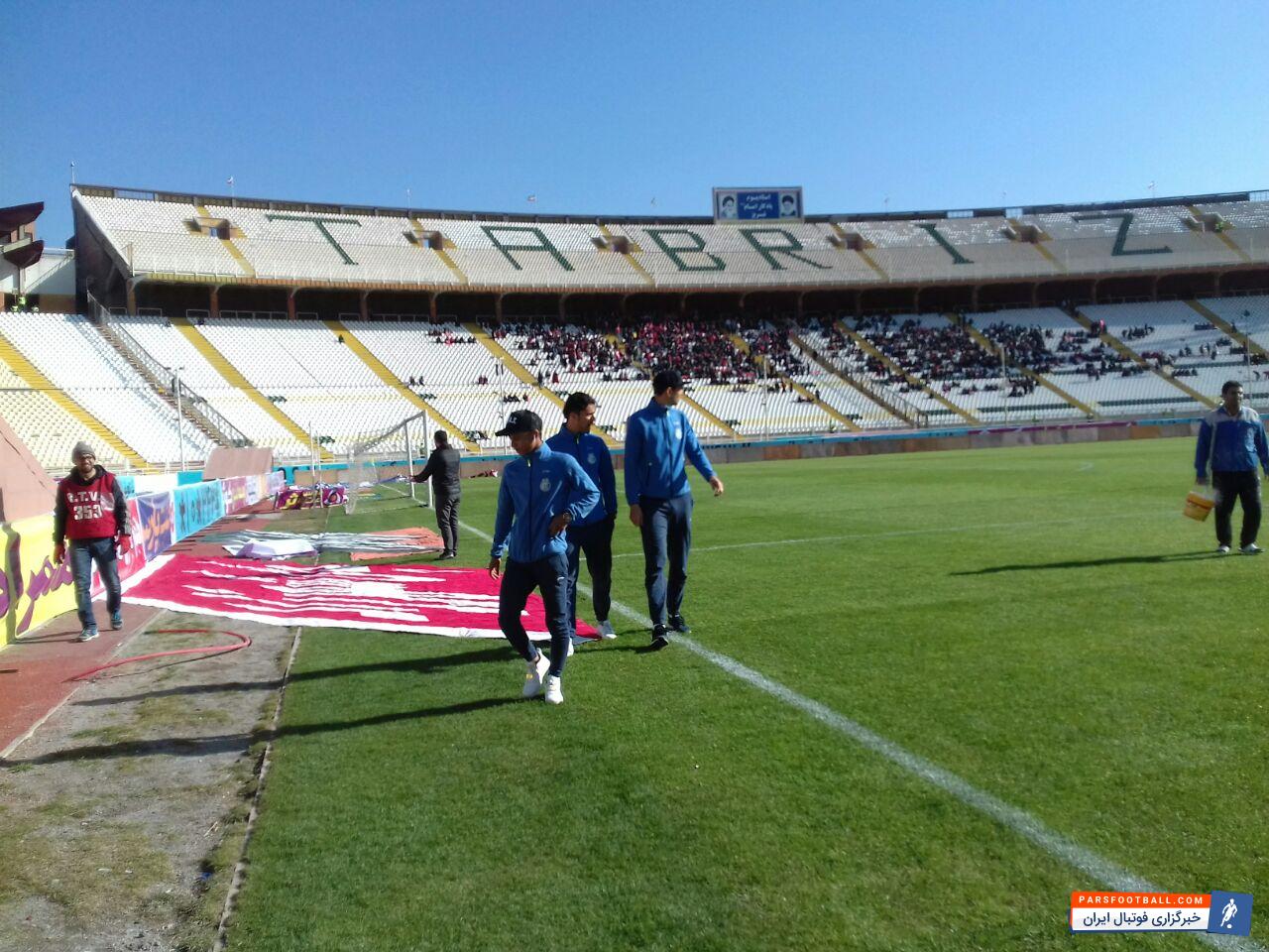 وضعیت ورزشگاه در بازی تراکتورسازی و استقلال