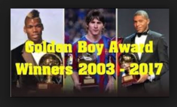 تمام برندگان جایزه پسر طلایی فوتبال اروپا از سال 2003 تا 2017