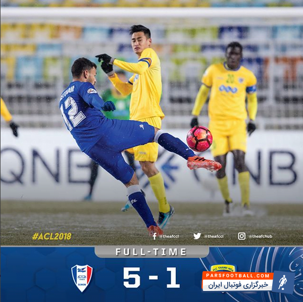 تیم نسف قارشی با حذف الفیصلی هم گروه پرسپولیس در لیگ قهرمانان آسیا شد