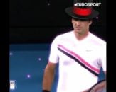 شوخی «یورو اسپورت» با راجر فدرر تنیسو مشهور سوئیسی