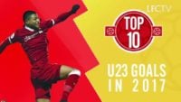 10 گل برتر زیر 23 ساله های باشگاه لیورپول در سال 2017