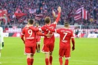 شادی بازیکنان بایرن مونیخ