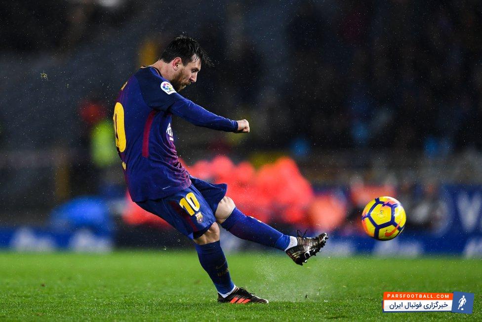 5 ضربه ایستگاهی تماشایی و فوق العاده از لیونل مسی ستاره تیم فوتبال بارسلونا
