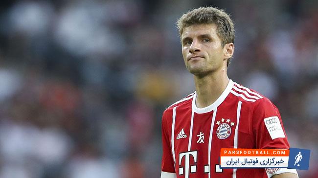 توماس مولر مهارتش در شوت زنی را با شرکت در چالش شوت زنی به همه نشان داد