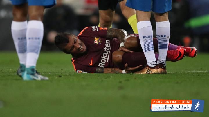 پائولینیو ستاره برزیلی تیم فوتبال بارسلونا به دلیل مصدومیت یک ماه دور از میادین خواهد بود