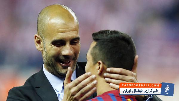 گواردیولا : سانچز بازیکن آرسنال است، در مورد بازیکنانی که در تیم من نیستند صحبت نمی کنم