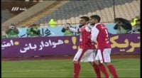 گل اول تیم فوتبال پرسپولیس به استقلال خوزستان