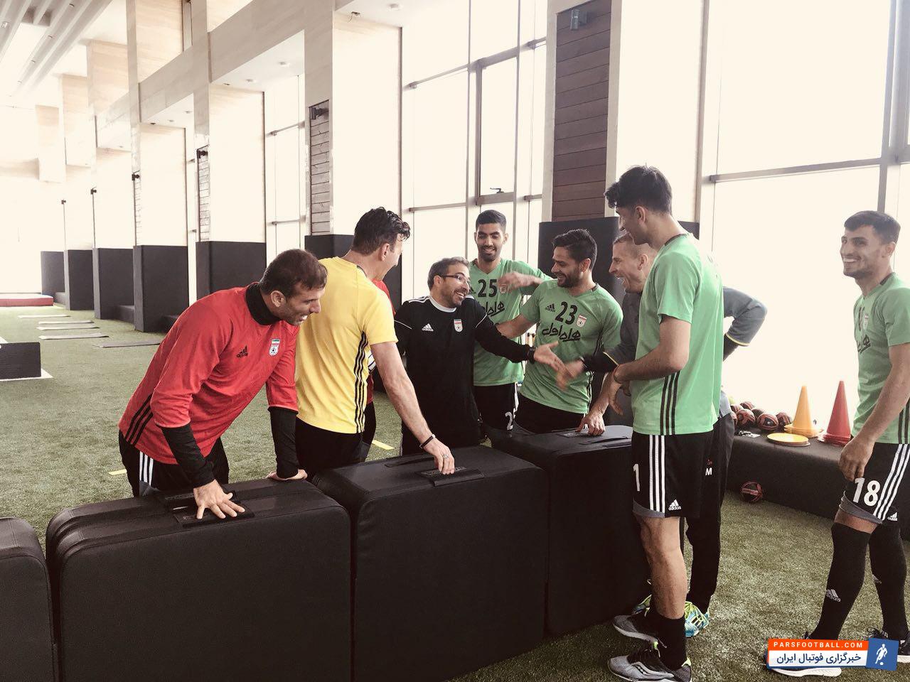 تمرین تیم ملی فوتبال